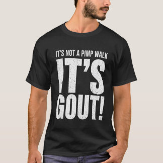 Camiseta Dizendo Gota Engraçada Não é Andar de Cafetão É Go