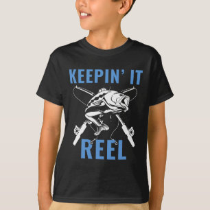 Camiseta Dizendo Gráfico de Pesca Masculina Engraçada Pesca