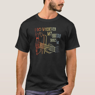 Camiseta Dizendo Guitarristas Tocadores de Guitarra Motivac