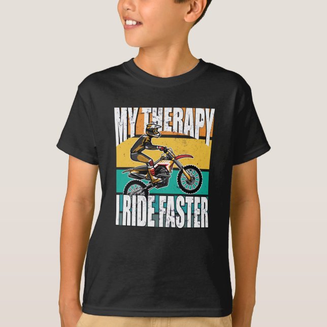 Camiseta Dizendo Motocicleta (Frente)