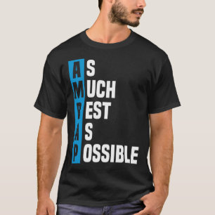 Camiseta Dizendo o Máximo de Descanso Possível AMRAP