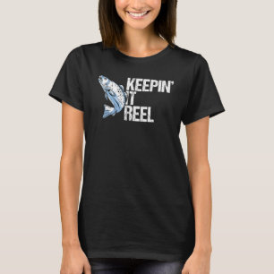 Camiseta Dizendo Pescaria Mantendo Real Peixes de Água Doce