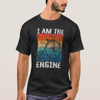 Camiseta Dizendo que sou o motor para o fã de ciclista 13
