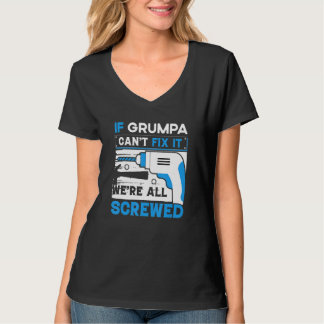 Camiseta Dizendo Se Grumpa Não Consegue Consertar Estamos T