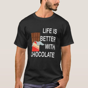 Camiseta Dizendo Vida Com O Chocolate Candy 1