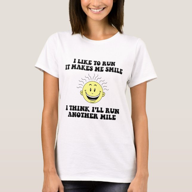Camiseta Dizer bonito do corredor (Frente)