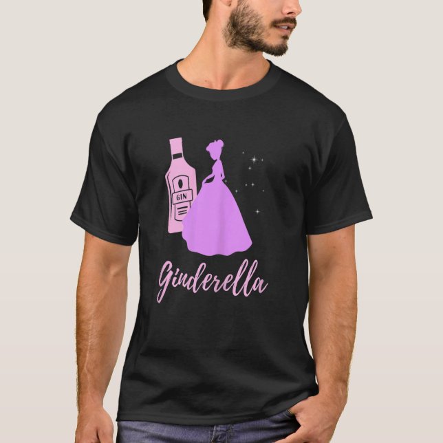 Camiseta Dizer da Festa de Despedida de Solteira Ginderella (Frente)