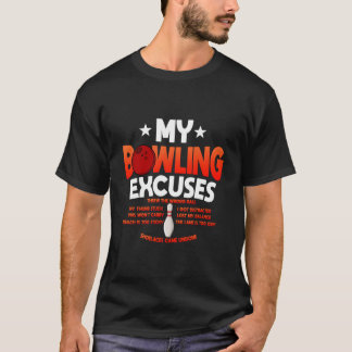 Camiseta Dizer Desculpas de Boliche