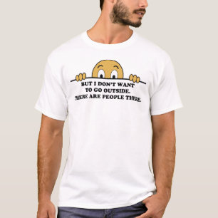 Camiseta Dizer do humor da fobia social