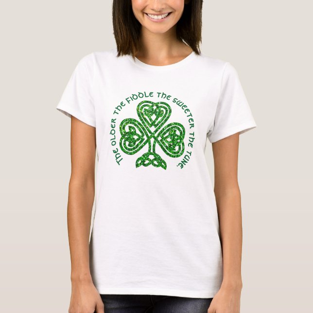 Camiseta Dizer do irlandês do Dia de São Patrício (Frente)
