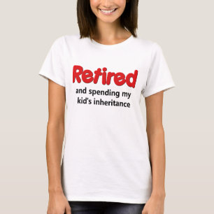 Camiseta Dizer engraçado da aposentadoria