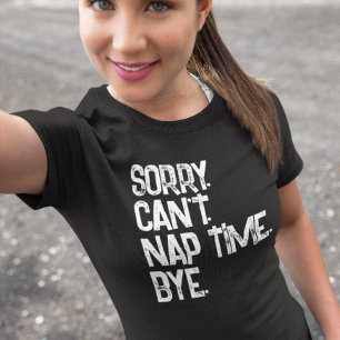 Camiseta Dizer engraçado de soneca