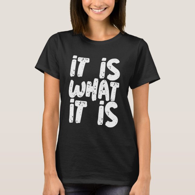 Camiseta Dizer Isso É O Que É Para As Pessoas 1 (Frente)