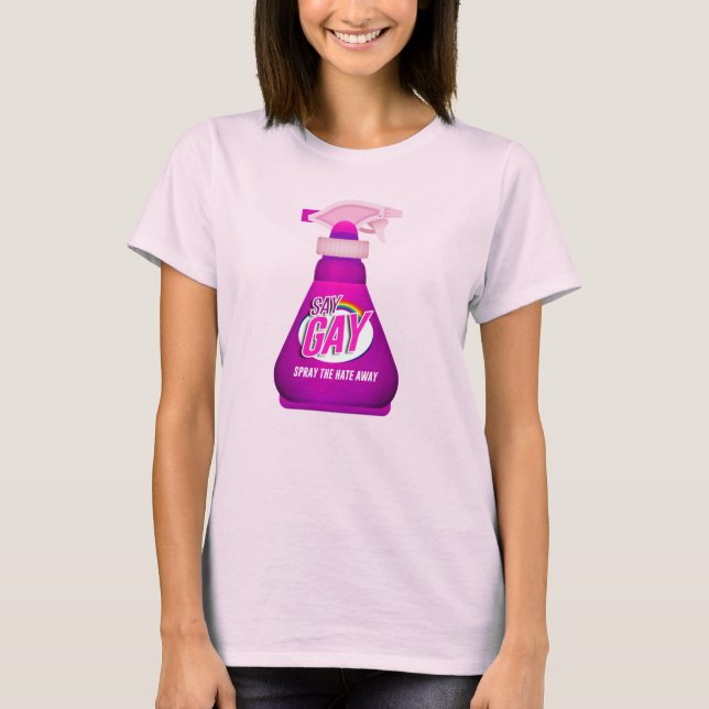 Camiseta Dizer Spray Gay (Frente)