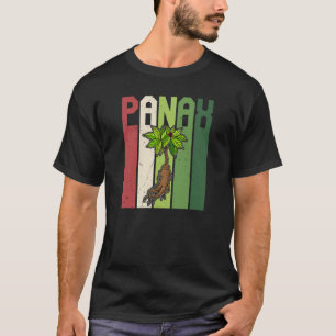 Camiseta Dizeres de Alimentos Medicinais de Plantas de Pana