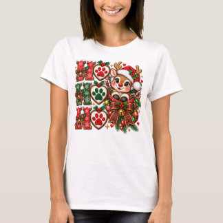 CAMISETA DIZERES DE NATAL FESTIVOS CAPRICHOSOS FOFOS