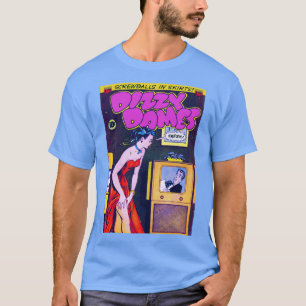 Camiseta Dizzy Dames Histórias em quadrinhos retro-arte est