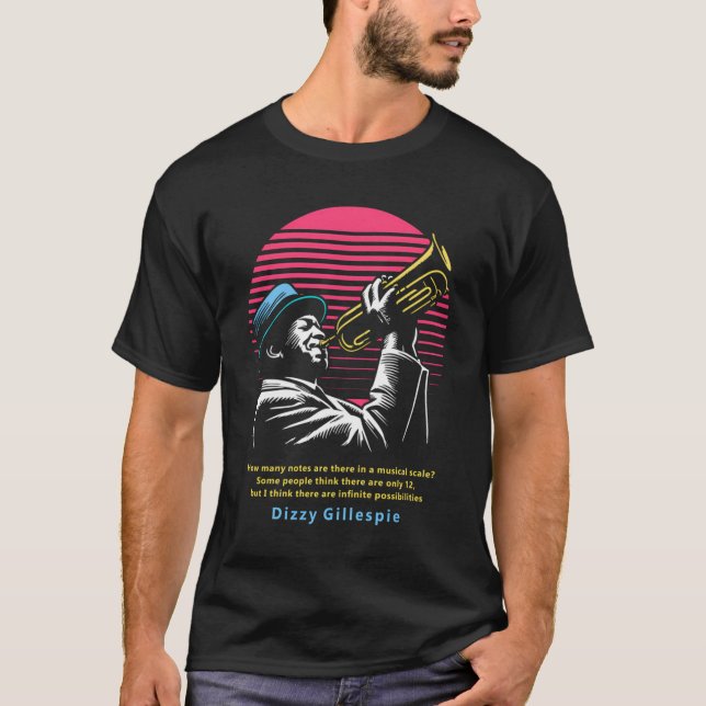 Camiseta Dizzy Gillespie (Frente)