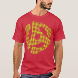 Camiseta DJ 45 RPM Adaptador Turntable Record Gift