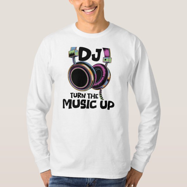 Camiseta DJ Aumente a Música (Frente)