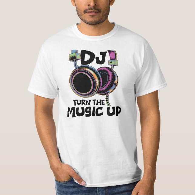 Camiseta DJ Aumente a Música (Frente)