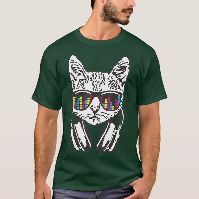 CAMISETA DJ CAT (Frente)