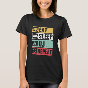 Camiseta Dj - Coma Sleep Dj Repete Engraçado Para Club Musi