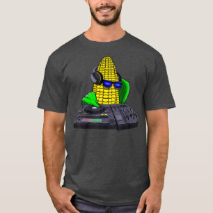 Camiseta Dj Corn Funny Cob Country Fazenda