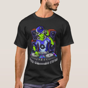 Camiseta DJ de Música Alienígena