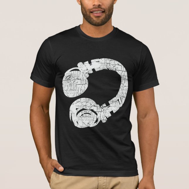 Camiseta DJ deejay legal preto (Frente)