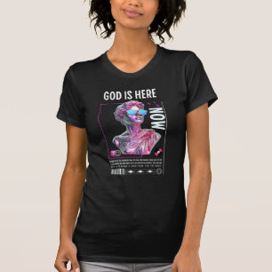 Camiseta DJ Deus Está Aqui — Dança as Boas Vibrações do Ago