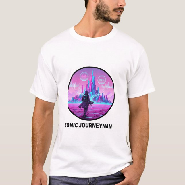 Camiseta DJ Digital Desert Wanderer (Frente)