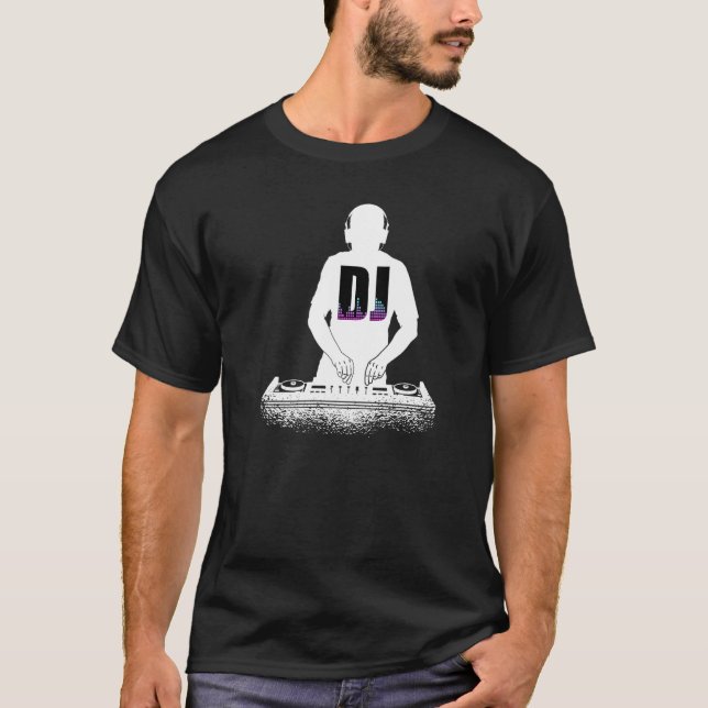 Camiseta DJ Disk Jockey 3 (Frente)