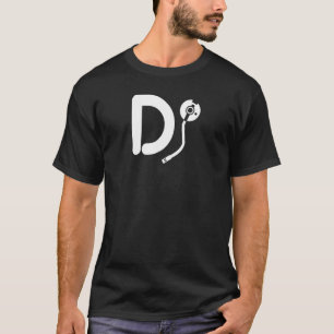 Camiseta Dj Disk Jockey T Turntable Arm Design Music Inspir