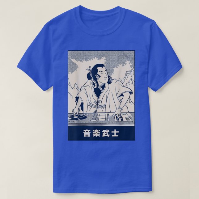 Camiseta Dj , Dj Samurai , Japonês , Japão  (Frente do Design)