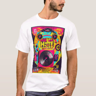 Camiseta Dj do folheto do derramamento de imagem