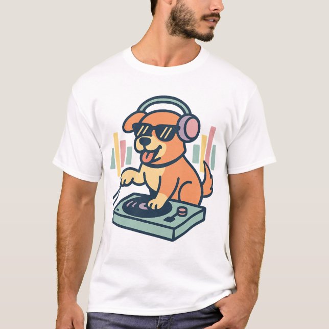 Camiseta DJ Dog (Frente)