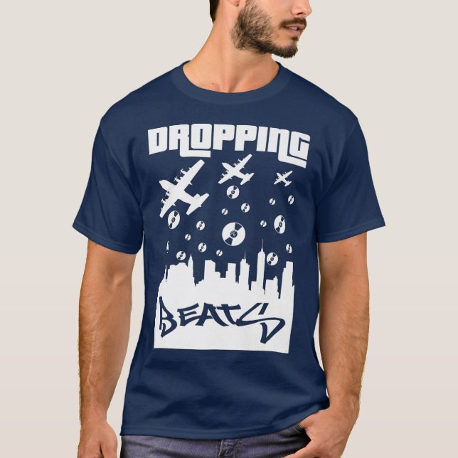 Camiseta DJ - Drop Beats Premium (Frente)