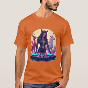 Camiseta DJ Enfeitiçado: Design de Groove Mítico