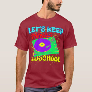 Camiseta DJ Engraçado da década de 80, Retrô de Amor Pensad