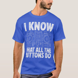 Camiseta DJ engraçado para homens e mulheres produtor music