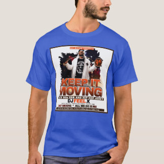 Camiseta DJ FEEL X Mantenha o Movimento 80s 90s HipHop