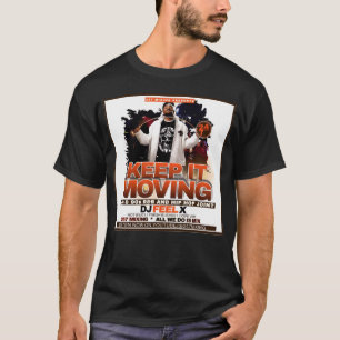 Camiseta DJ FEEL X Mantenha-se em Movimento 80s 90s HipHop