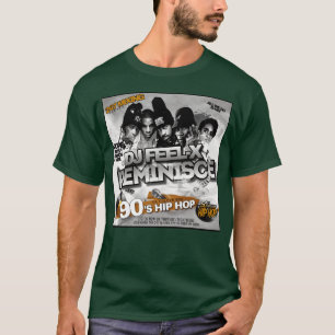 Camiseta Dj Feel X Reminisce Hip Hop Clássico dos Anos 90 D