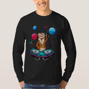 Camiseta DJ Ferret Psicodélico Festa de Música EDM Trance R