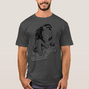 Camiseta DJ GORILLA - macaco - macaco - pavimentos - música