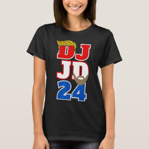 Camiseta Dj Jd 24 Trump Hair Vance Beard 2024 Republican Me