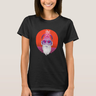Camiseta Dj man with beard bearded disc with headphones  