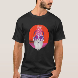 Camiseta Dj man with beard bearded disc with headphones  