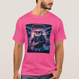 Camiseta Dj Mascarado Atuando No Colorful Club Para Edm Ent